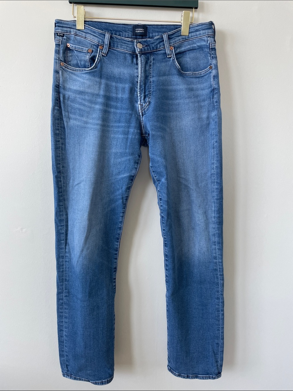 Citizens Of Humanity Men's Medium Blue Straight Jeans